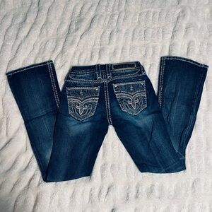 Rock Revival Dark Blue Boot Cut Jeans